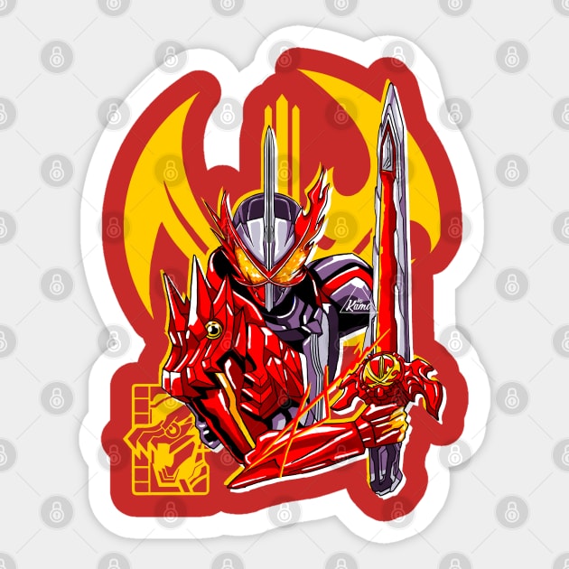 Brave Dragon Saber Sticker by Hamimohsin